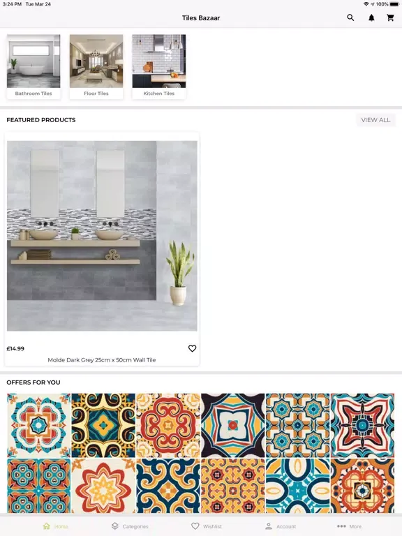 TilesBazaar iPad  Screenshots