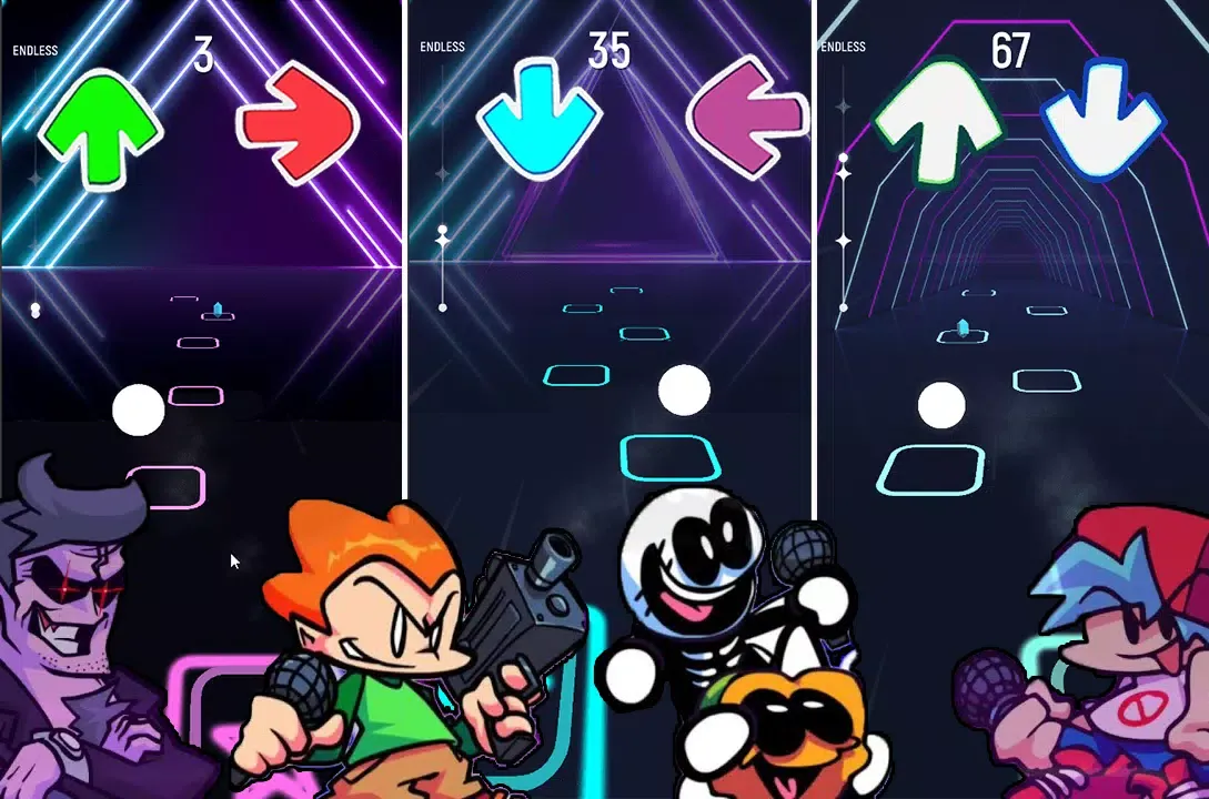 Capturas de pantalla de FNF Music - Dancing Tiles Hop