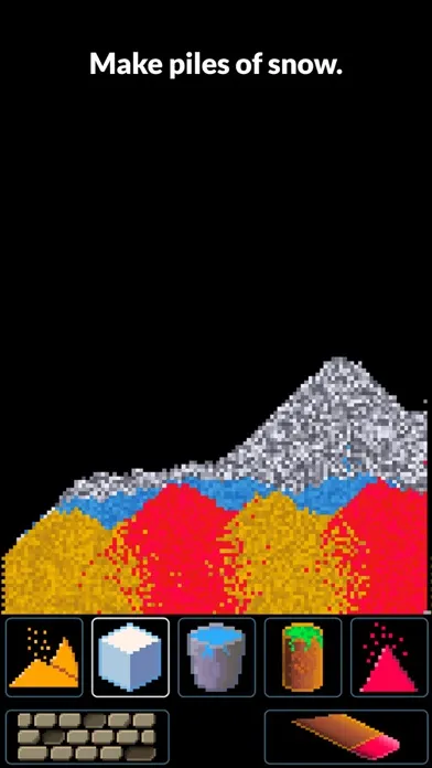 Pixel Sand - digital sandbox スクリーンショット