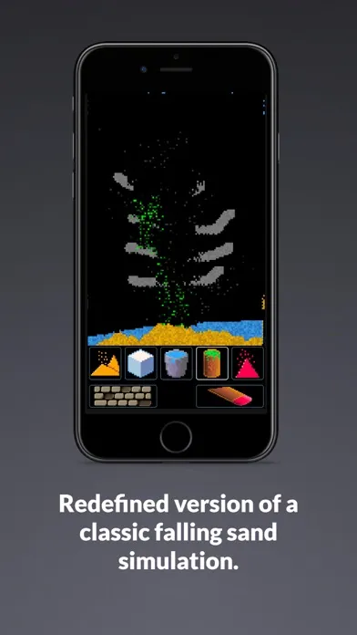 Pixel Sand - digital sandbox スクリーンショット