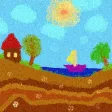 Colorful Sand Painting Colorful Sand Painting