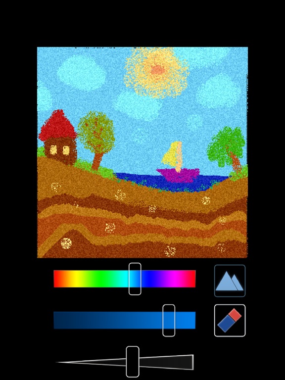 Colorful Sand Painting iPad  スクリーンショット