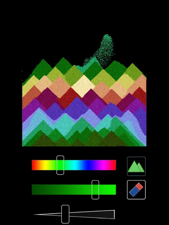 Colorful Sand Painting iPad  स्क्रीनशॉट