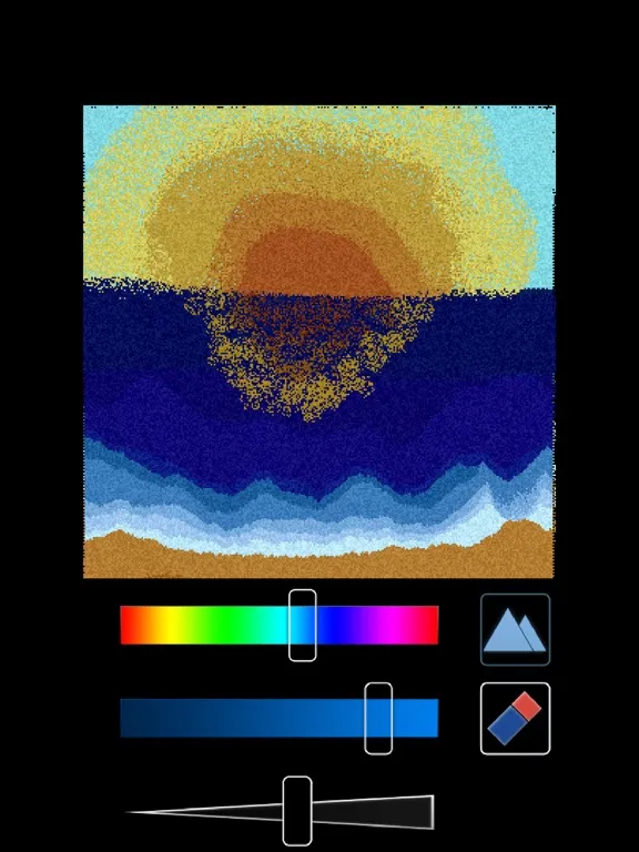 Colorful Sand Painting iPad  स्क्रीनशॉट
