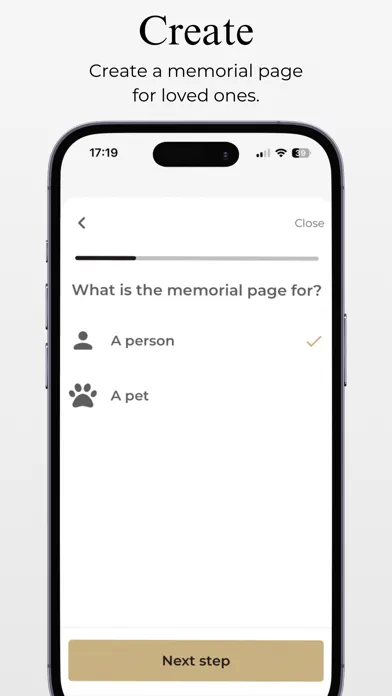 ภาพหน้าจอของ Till Always - Memorial App