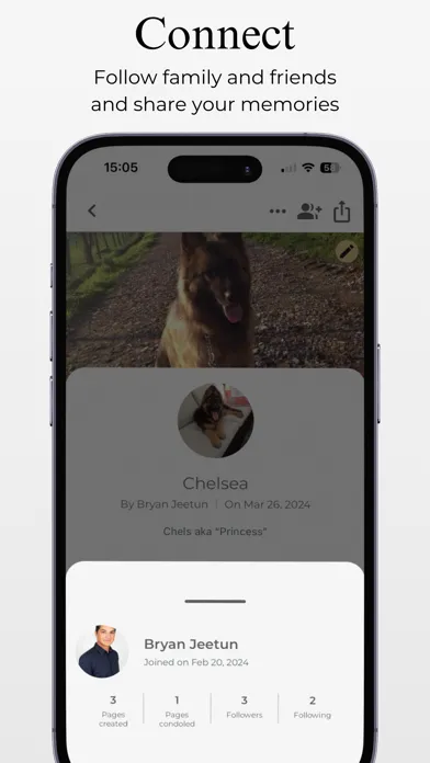ภาพหน้าจอของ Till Always - Memorial App