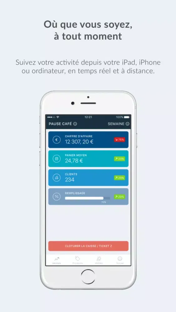 Tiller • Caisse enregistreuse restaurant et commerce スクリーンショット