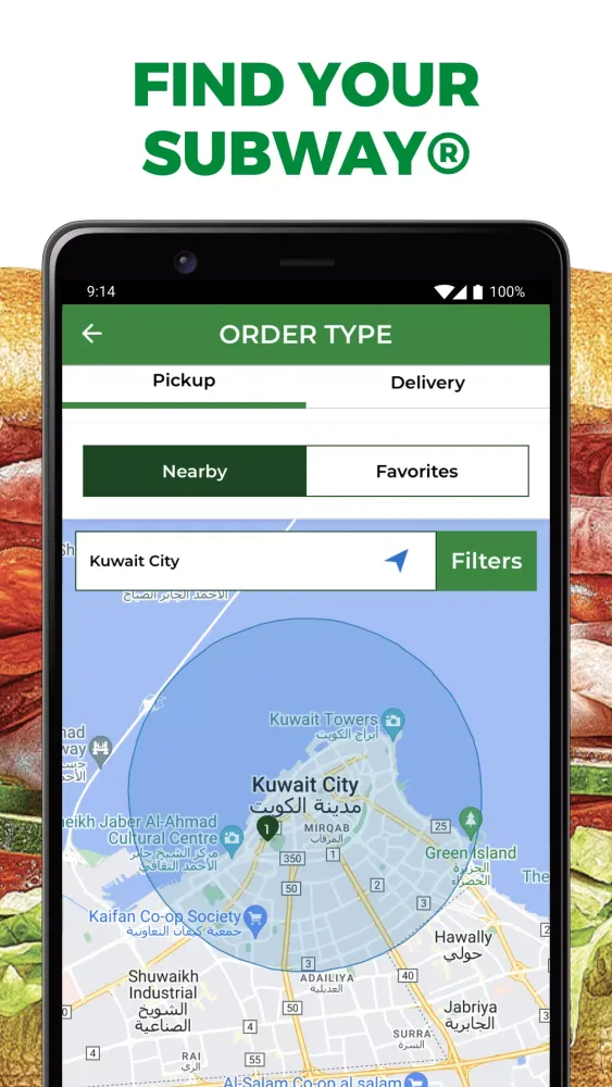 Subway® Kuwait应用截图