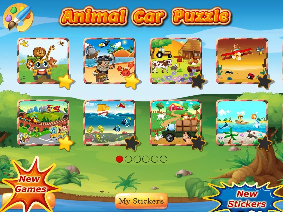 Скриншоты Animal Car Games: Cute Puzzles for Kids & Toddlers iPad 