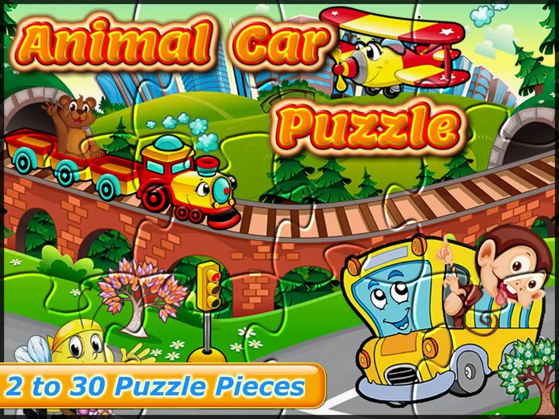 Скриншоты Animal Car Games: Cute Puzzles for Kids & Toddlers iPad 