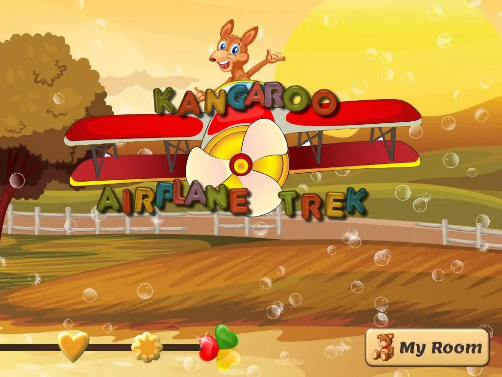 Скриншоты Kangaroo Airplane Trek Lite - 9 Fun Animal Games in One Pack for Kids iPad 