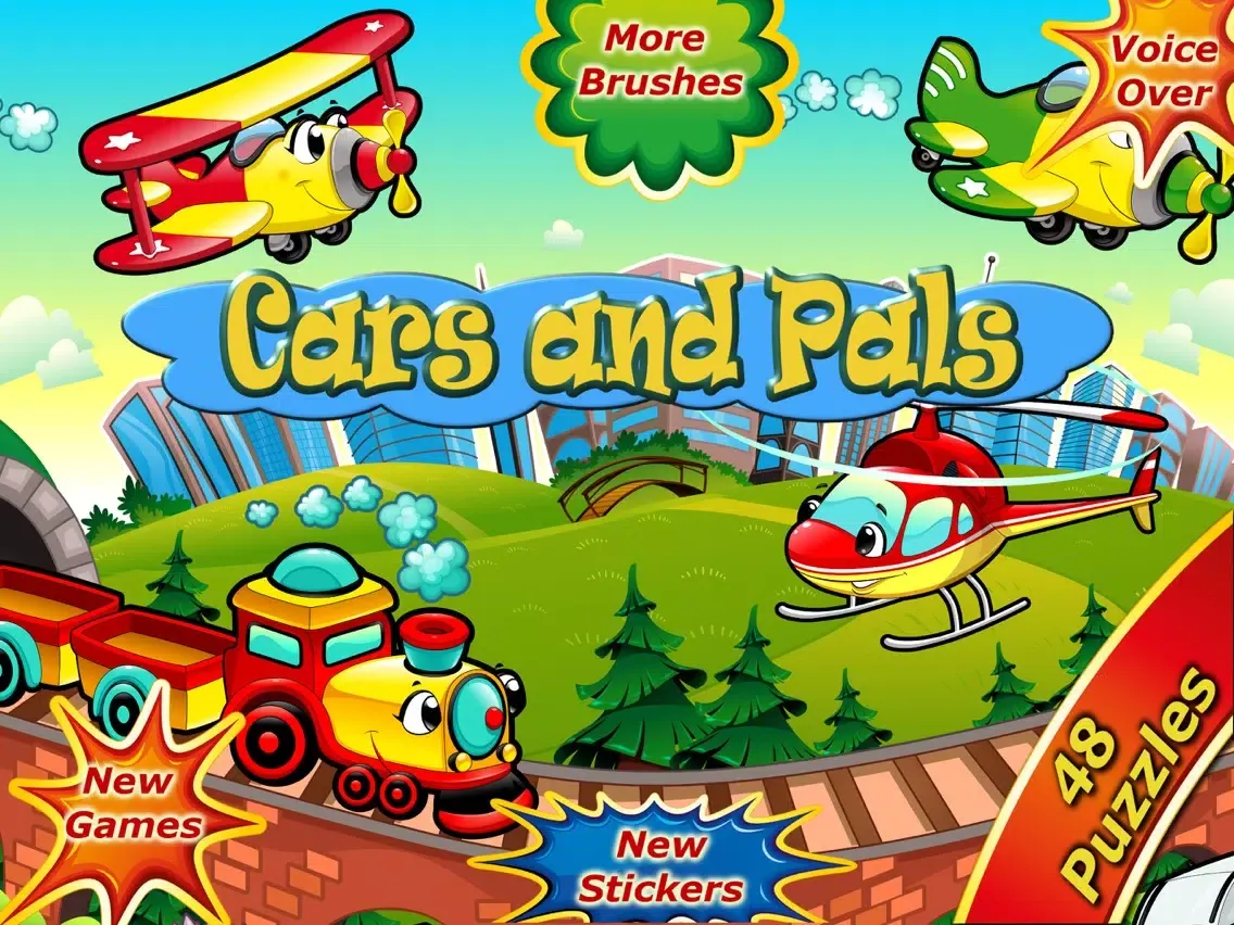 تصاویر Cars Puzzle Fun Games for Kids iPad 