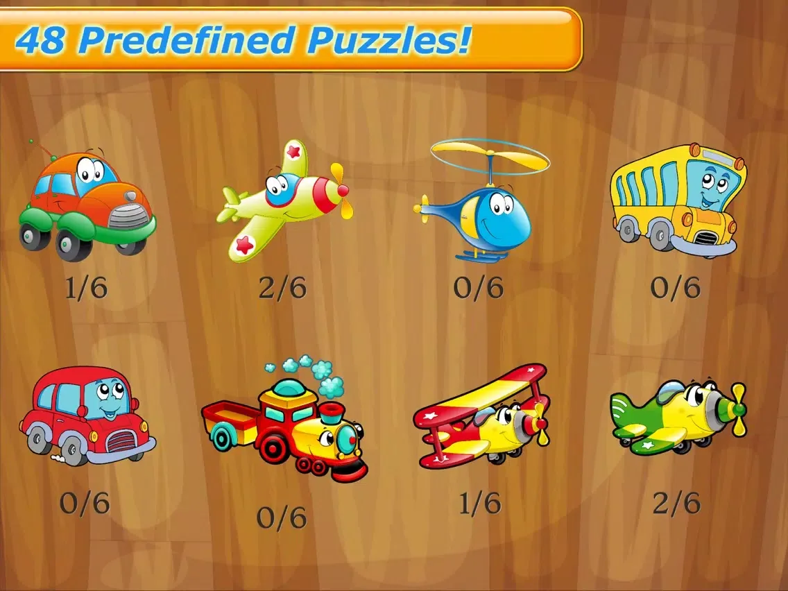 تصاویر Cars Puzzle Fun Games for Kids iPad 