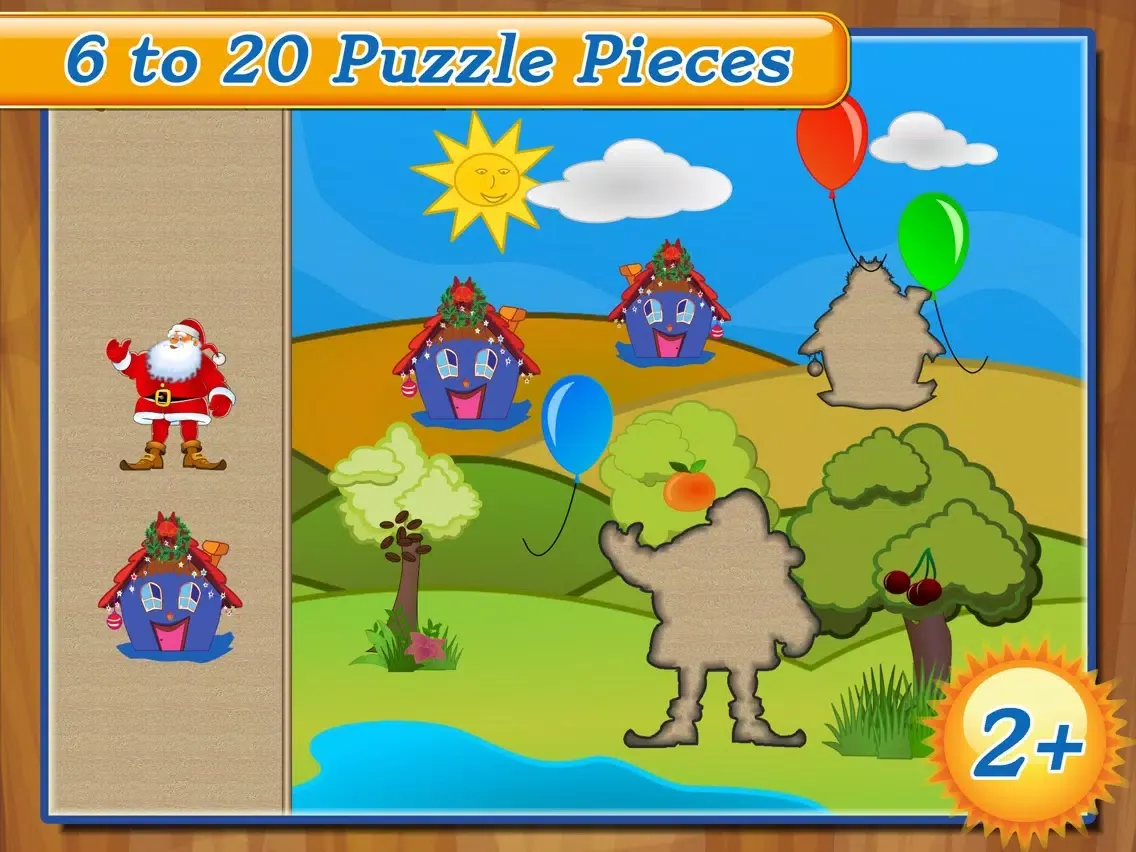 Santa Claus: Toddler Puzzles iPad  Screenshots