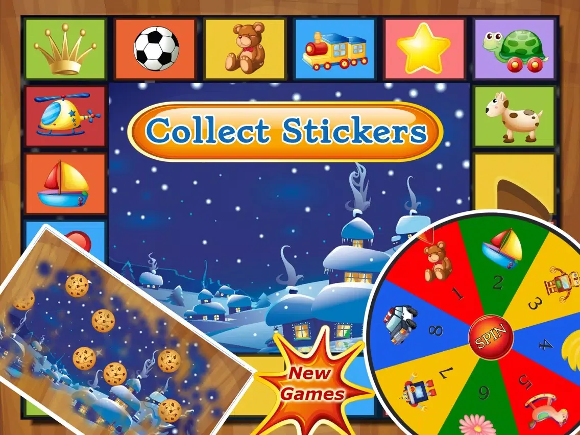 Santa Claus: Toddler Puzzles iPad  Screenshots