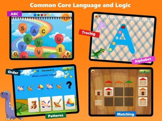 Tangkapan skrin Dinosaur Dots Connect for kids iPad 