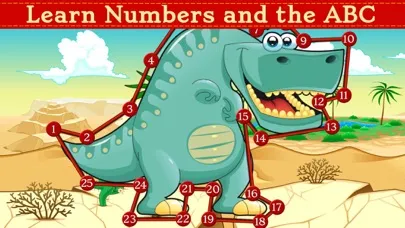 Tangkapan skrin Dinosaur Dots Connect for kids