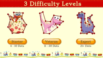 Tangkapan skrin Dinosaur Dots Connect for kids
