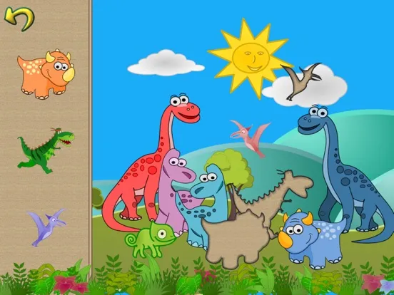 Dino Puzzle Kid Dinosaur Games iPad  スクリーンショット