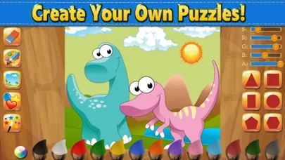 Dino Puzzle Kid Dinosaur Games スクリーンショット