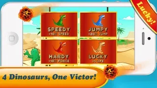 Run Dino Run 2: Play funny baby TRex Dinosaur racing in a prehistoric jurassic world park - Newest HD free game for iPad by Tiltan Games স্ক্রিনশট