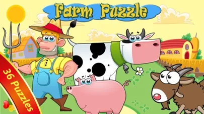Farm Animal Puzzles for Kids應用截圖