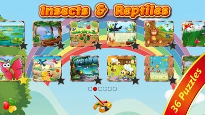 Capturas de pantalla de Insects Games: Puzzle for Kids