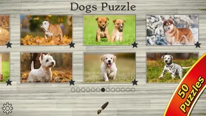 Capturas de pantalla de Dog Puzzles - Jigsaw Puzzle Game for Kids with Real Pictures of Cute Puppies and Dogs