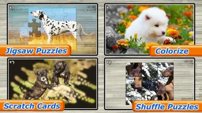 Capturas de pantalla de Dog Puzzles - Jigsaw Puzzle Game for Kids with Real Pictures of Cute Puppies and Dogs