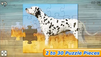 Capturas de pantalla de Dog Puzzles - Jigsaw Puzzle Game for Kids with Real Pictures of Cute Puppies and Dogs