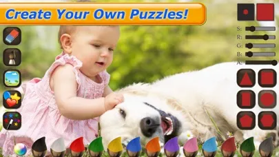 Capturas de pantalla de Dog Puzzles - Jigsaw Puzzle Game for Kids with Real Pictures of Cute Puppies and Dogs