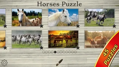 Tangkapan skrin Mighty Horses - Real Horse Picture Puzzle Games for kids
