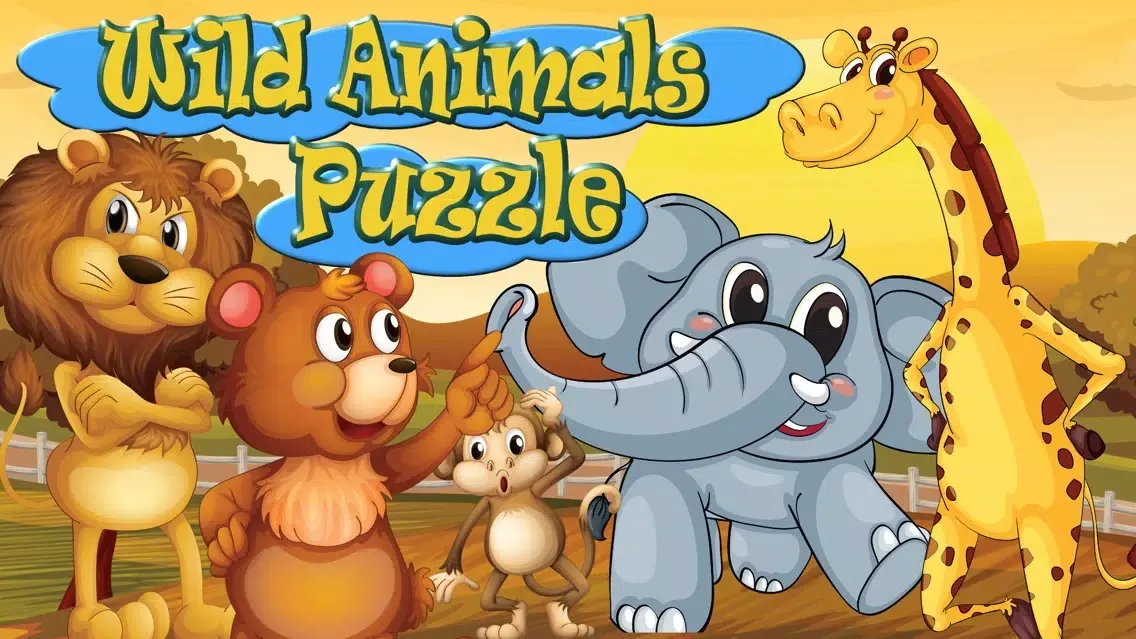 Capturas de tela do Wild animals kids puzzle games