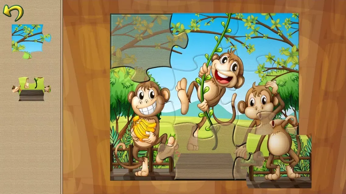 Capturas de tela do Wild animals kids puzzle games