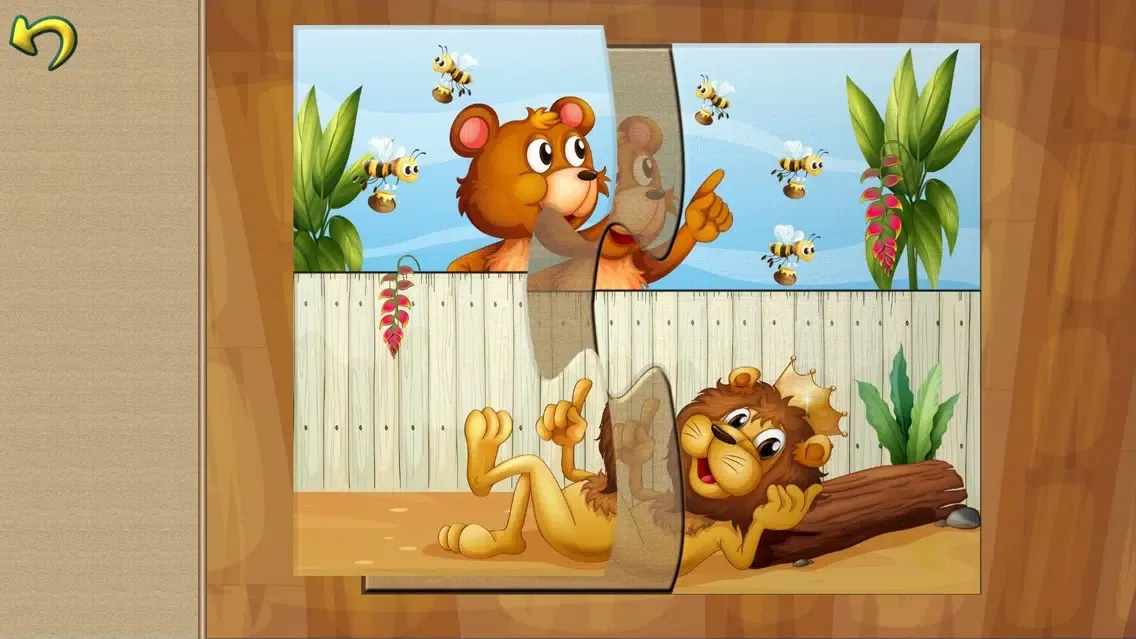 Capturas de tela do Wild animals kids puzzle games