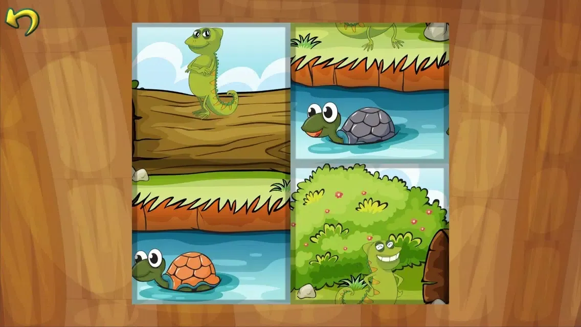 Capturas de tela do Wild animals kids puzzle games