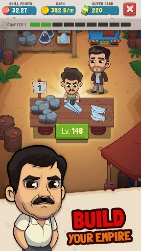 Ảnh chụp màn hình của El Patrón - Idle Cartel