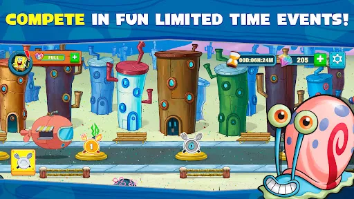 Tangkapan skrin SpongeBob: Krusty Cook-Off