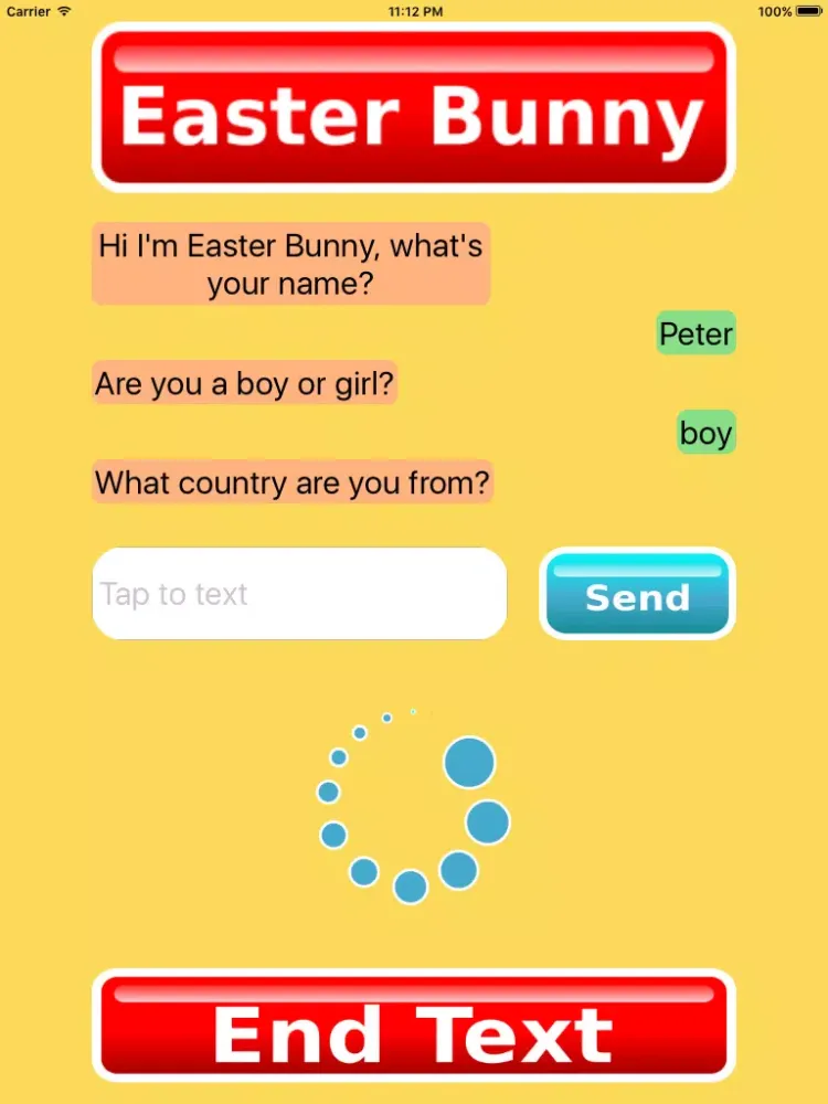 Call Easter Bunny Voicemail & Text iPad 应用截图