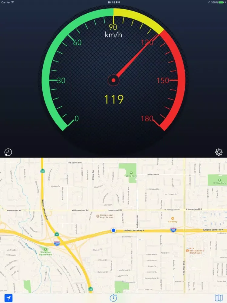 Captures d'écran de Average Speedometer iPad 
