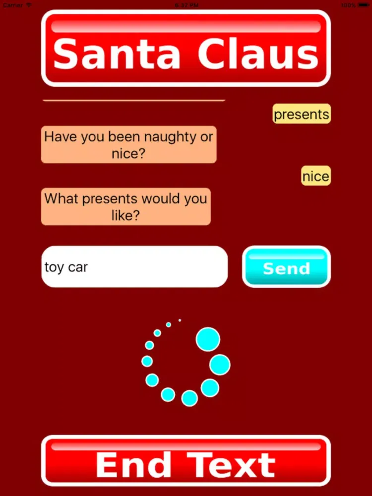 Santa Calls & Texts iPad  Ekran Görüntüleri