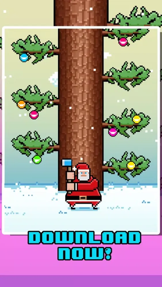 Ảnh chụp màn hình của Santa Chopping Christmas Circle Rush - elf 2016 games!