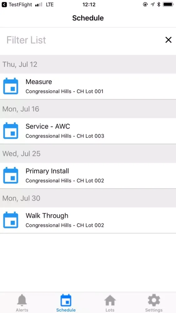 Timberlake Connect Screenshots