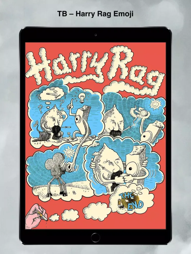 Tangkapan layar TB - Harry Rag Sticker iPad 