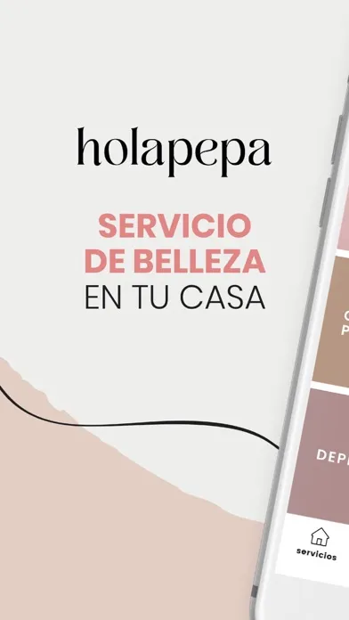 HolaPepa: Belleza a domicilio Screenshots