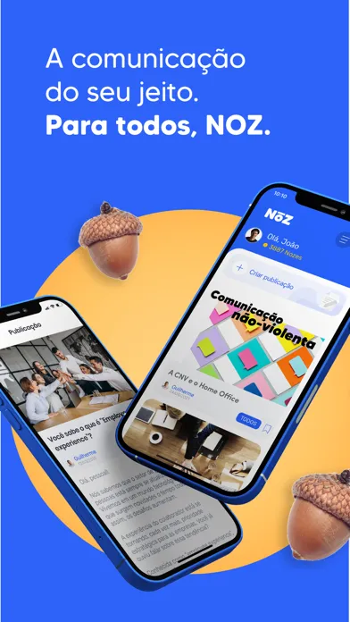 Noz Plataforma de comunicação Screenshots