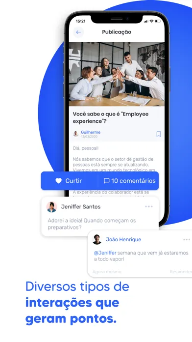 Noz Plataforma de comunicação Screenshots