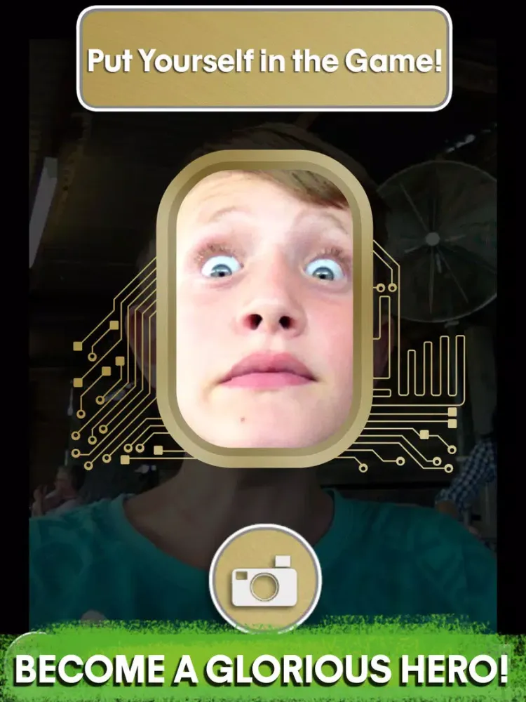ภาพหน้าจอของ Face Invaders iPad 