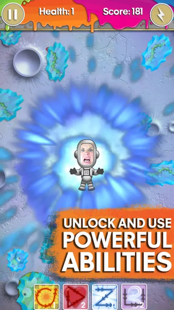 ภาพหน้าจอของ Face Invaders