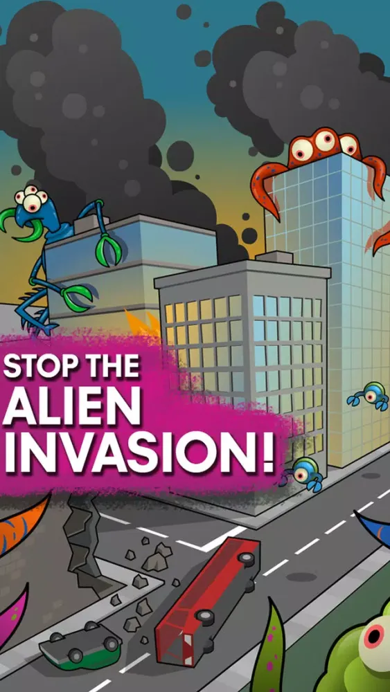 ภาพหน้าจอของ Face Invaders